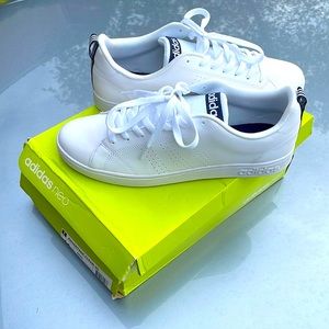 Adidas advantage clean VS neo size 11 white with navy